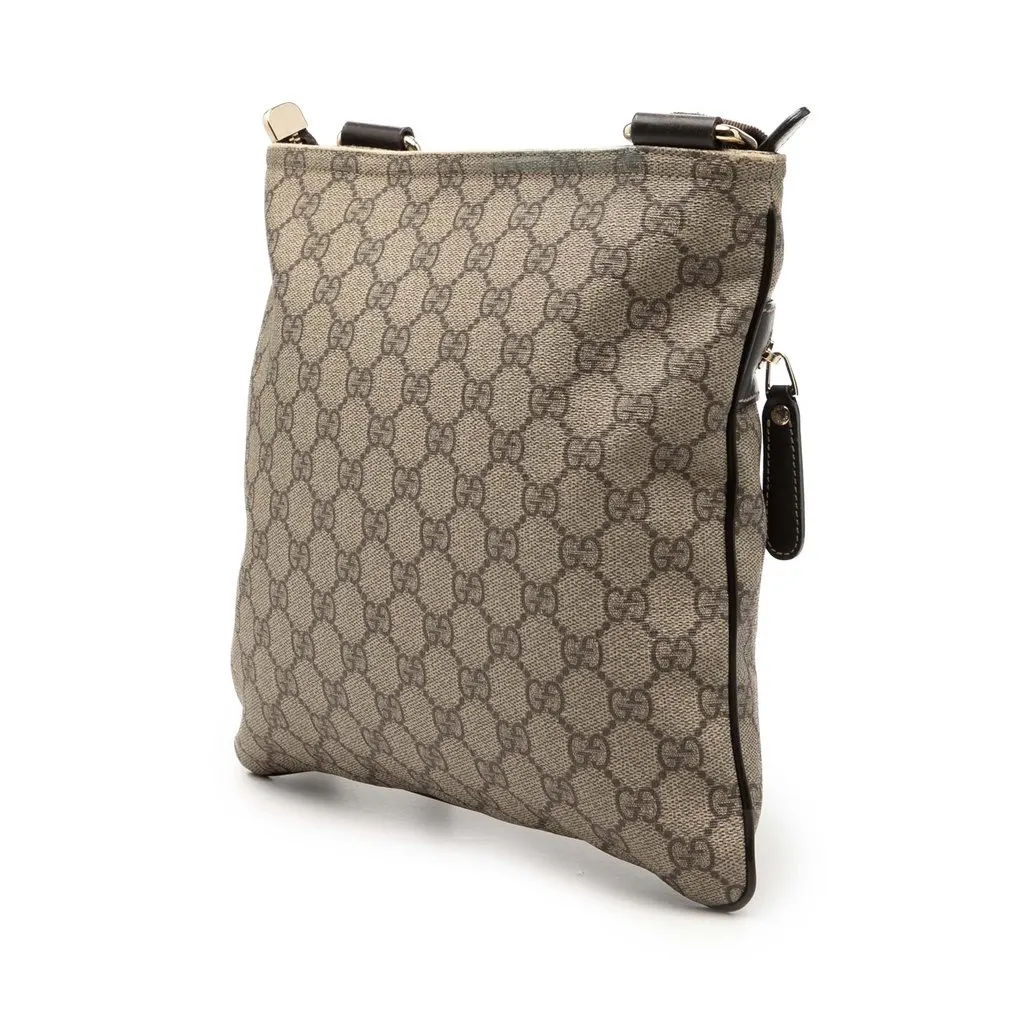 Gucci GG Supreme Crossbody Beige Very good - Back View