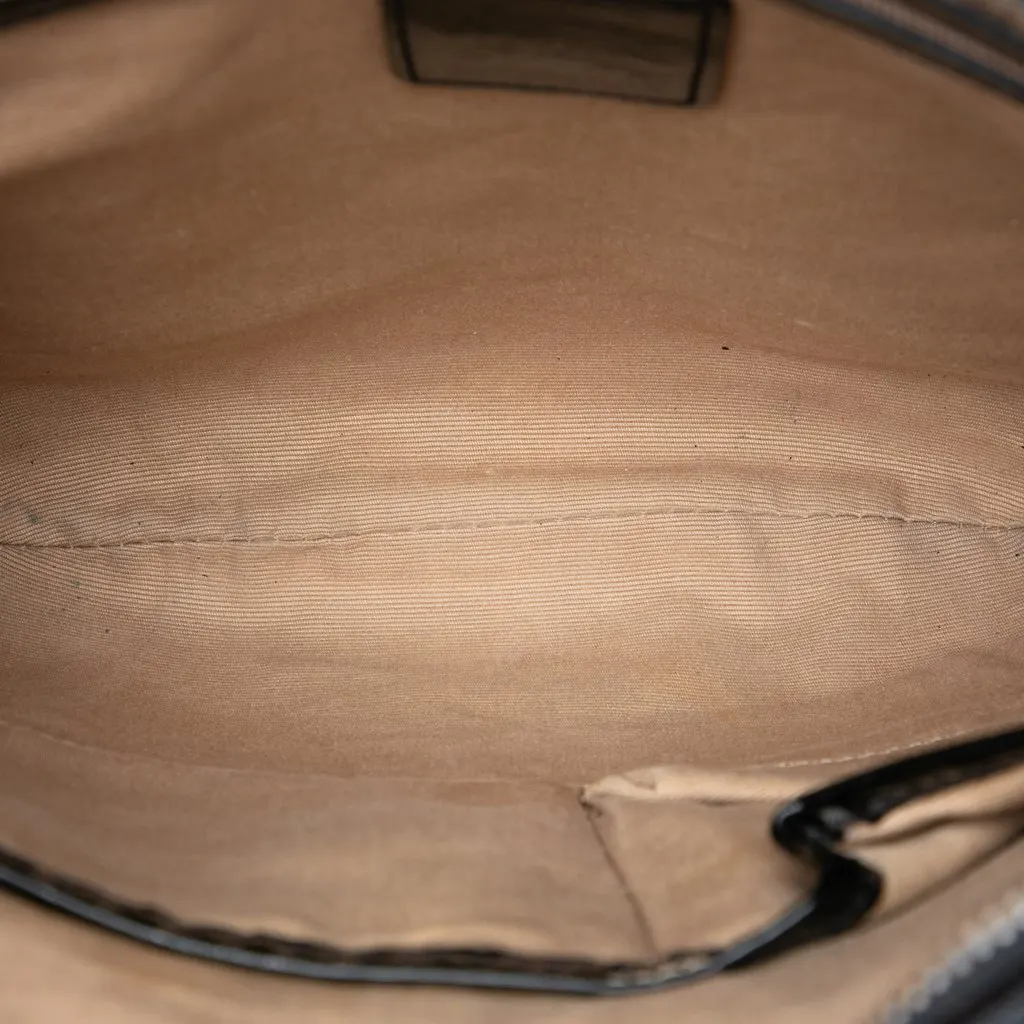 Burberry Supernova Check Coated Canvas Dryden Crossbody Beige Very good - Model View