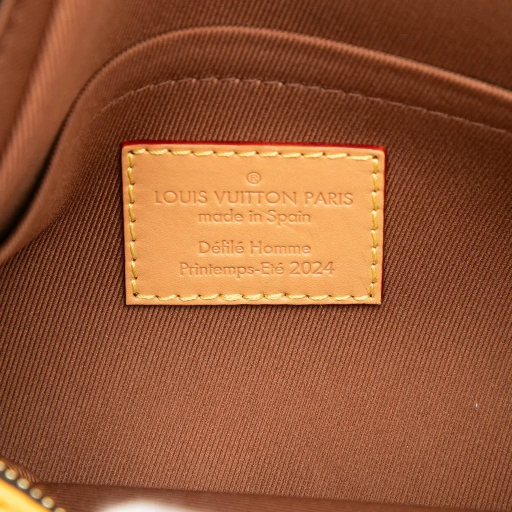 Louis Vuitton Damier Pop Chess Messenger Yellow Canvas Very good - Box View