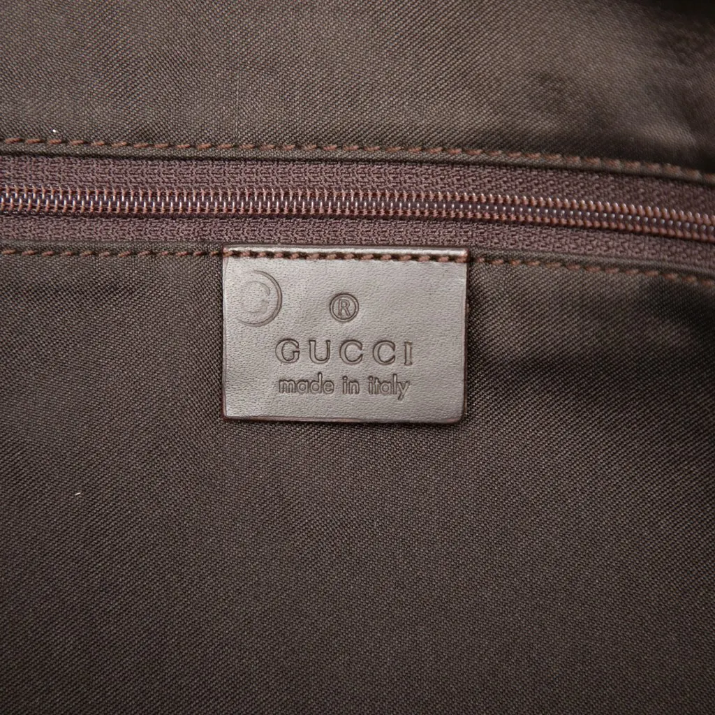 Gucci GG Canvas Shoulder Bag Beige Canvas Good - Box View