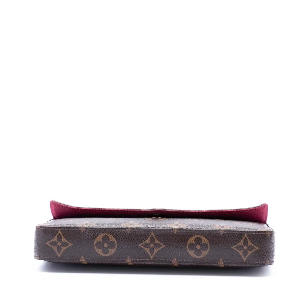 Louis Vuitton Monogram Pochette Felicie Brown Very good - Inside View