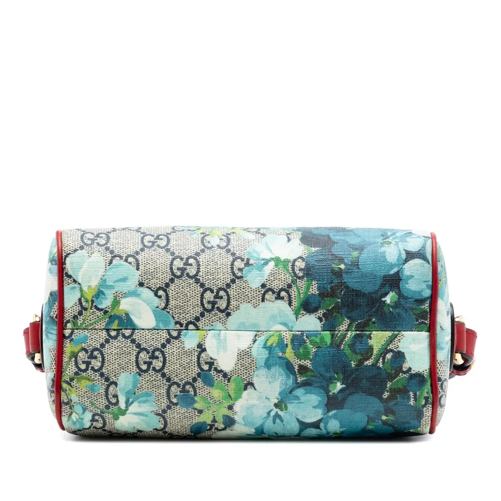 Gucci Mini GG Supreme Blooms Boston Bag Beige Very good - Inside View
