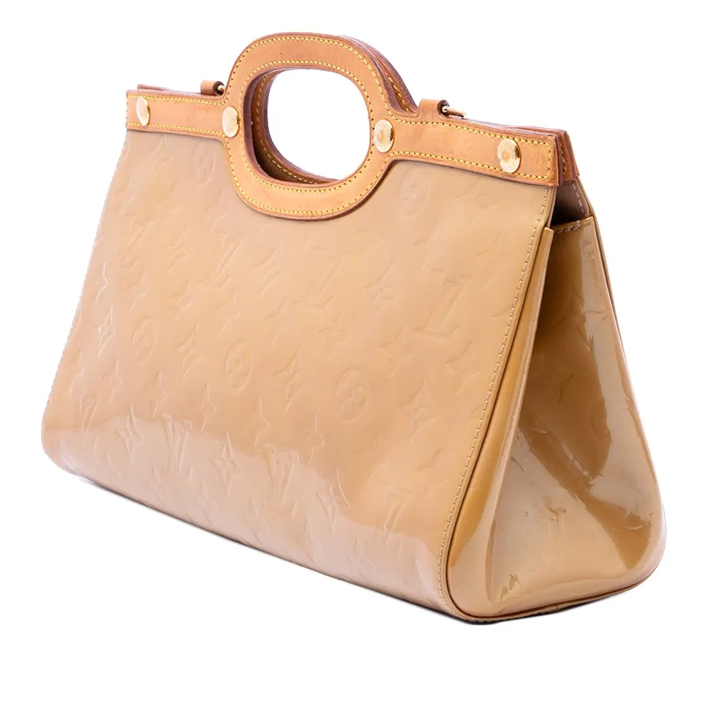 Louis Vuitton Monogram Vernis Roxbury Drive Brown Leather Good - Back View