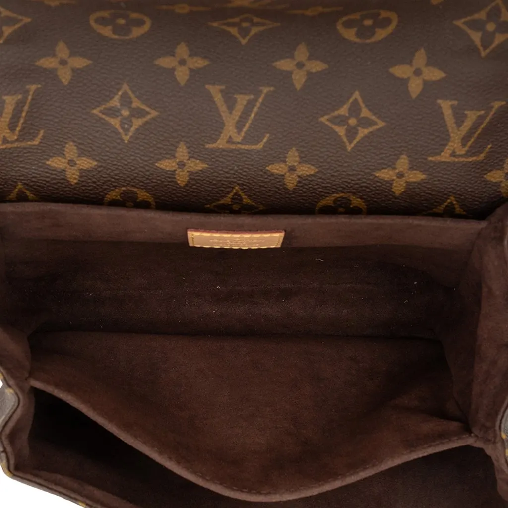 Louis Vuitton Monogram Pochette Metis Brown Very good - Model View