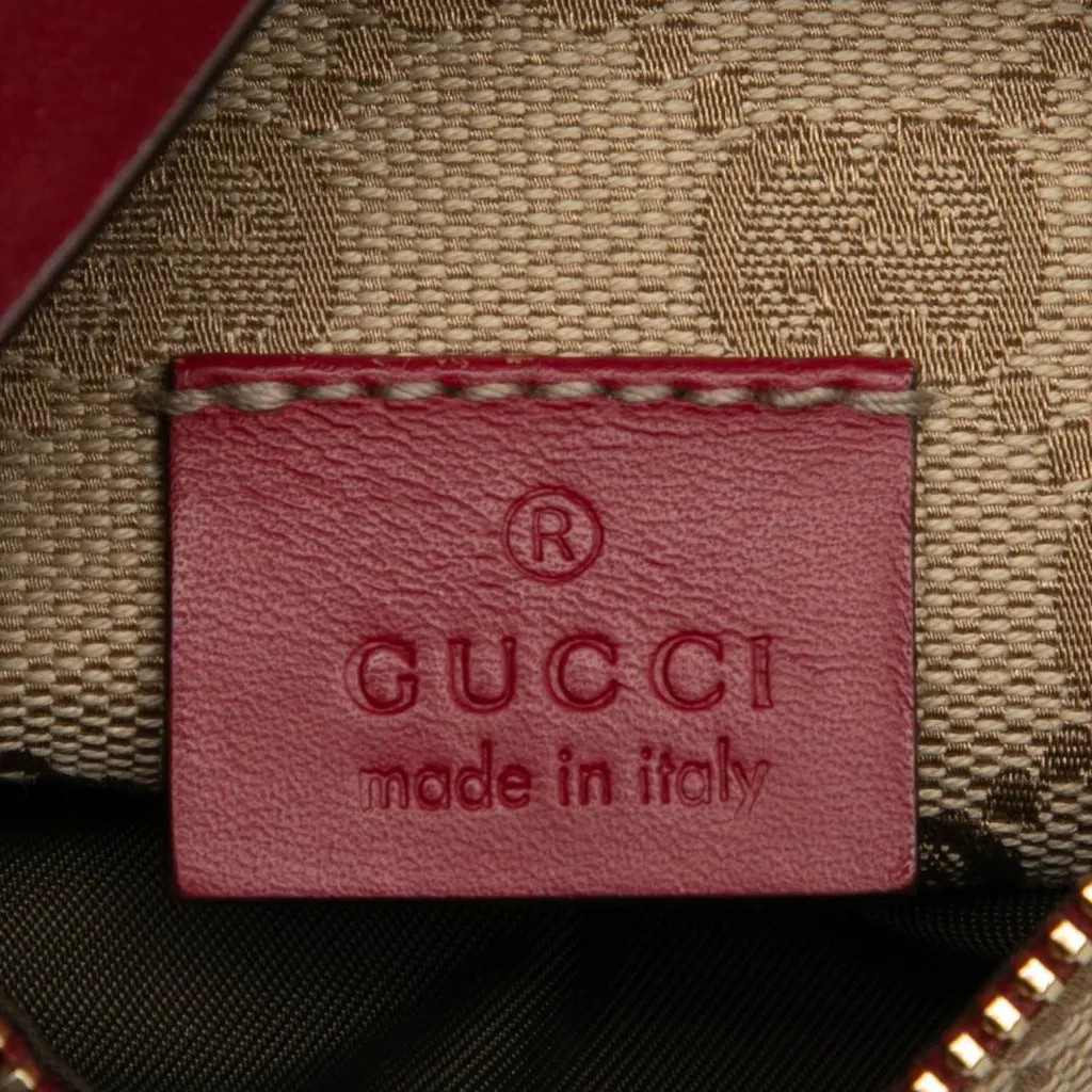 Gucci GG Canvas Web Double Pocket Belt Bag Beige Very good - Box View