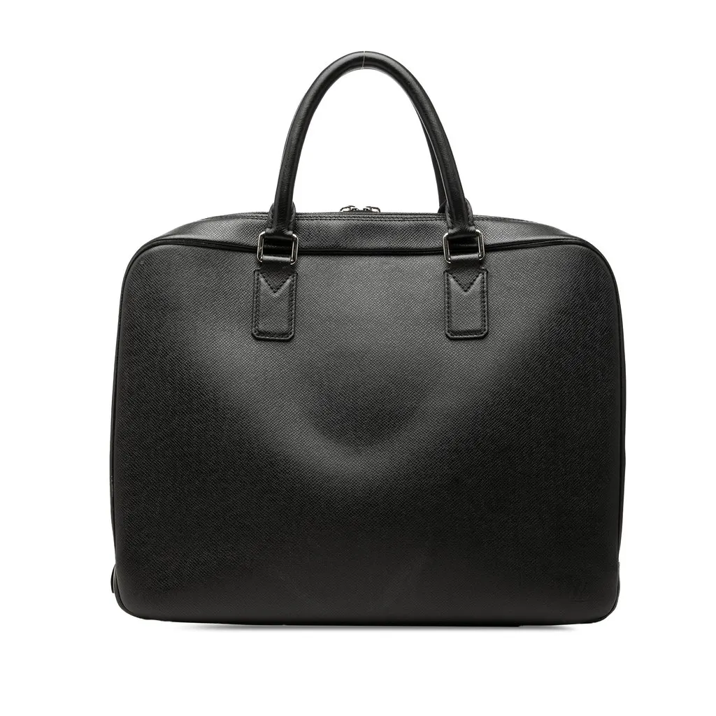 Louis Vuitton Taiga Neo Igor Briefcase Black Leather Very good - Front View