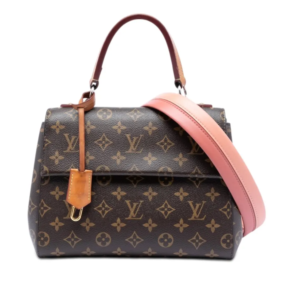 Louis Vuitton Monogram Cluny BB Brown Very good - Front View
