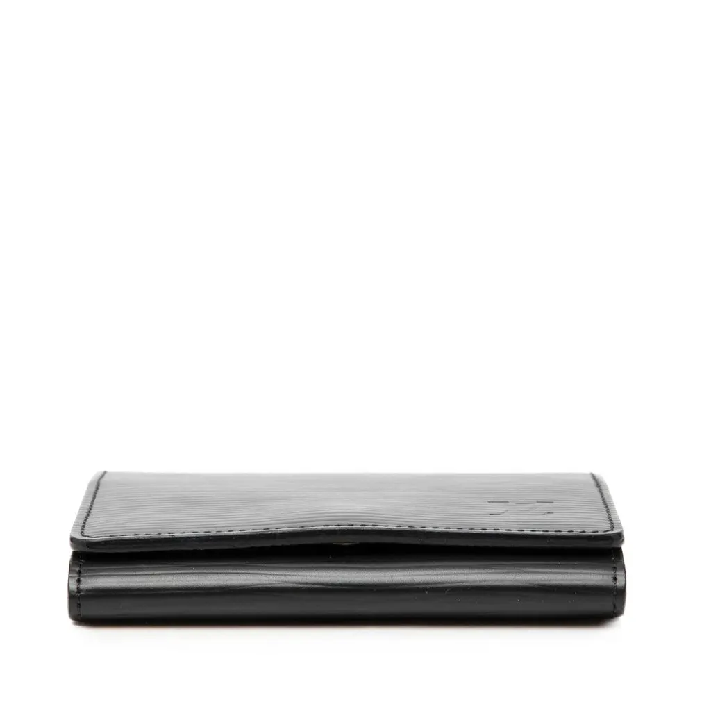 Louis Vuitton Epi Envelope Business Card Holder Black Leather Very good - Inside View