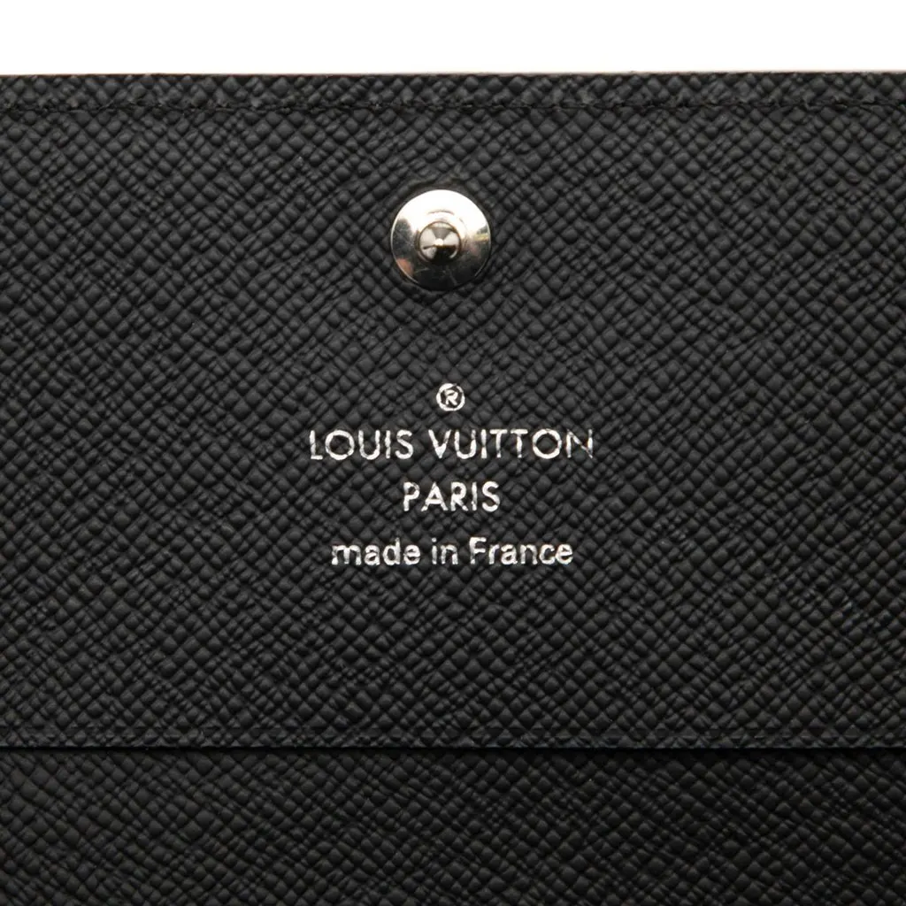 Louis Vuitton Epi Envelope Business Card Holder Black Leather Very good - Model View