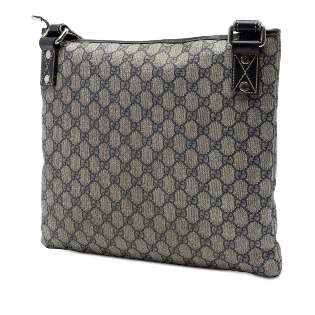 Gucci GG Supreme Web Crossbody Beige Very good - Back View
