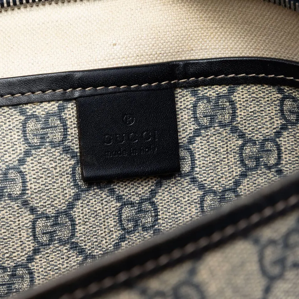 Gucci GG Supreme Web Crossbody Beige Very good - Box View