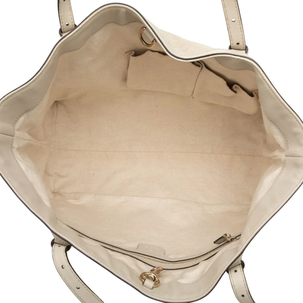 Gucci Microguccissima Nice Tote Brown Leather Very good - Model View