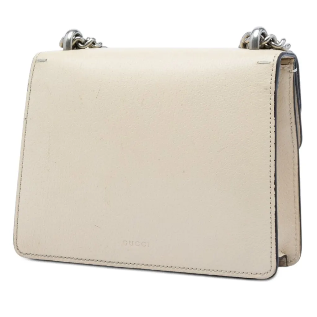 Gucci Small Leather Dionysus Crossbody Brown Leather Very good - Back View