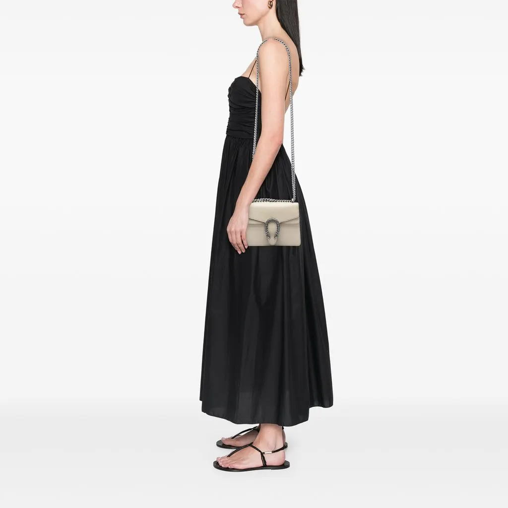 Gucci Small Leather Dionysus Crossbody Brown Leather Very good - Box View
