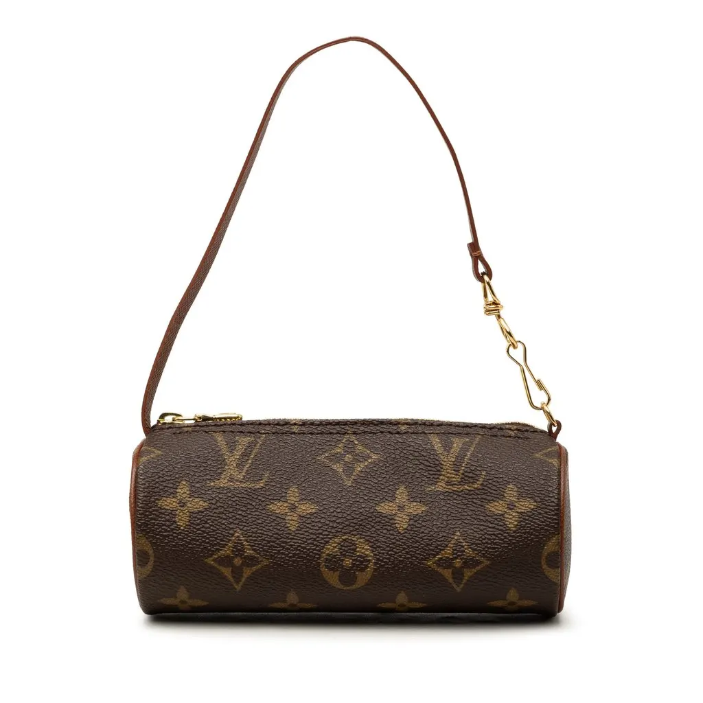 Louis Vuitton Monogram Papillon Pochette Brown Very good - Front View