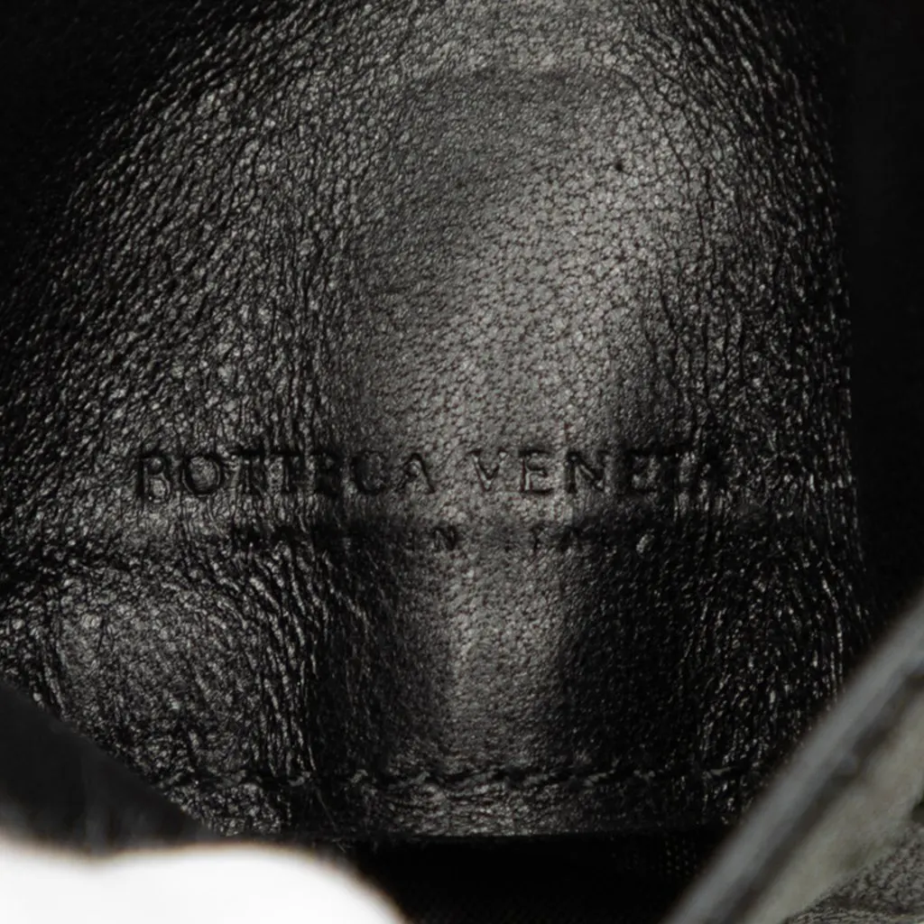 Bottega Veneta Nappa Intrecciato Phone Holder Black Leather Very good - Box View