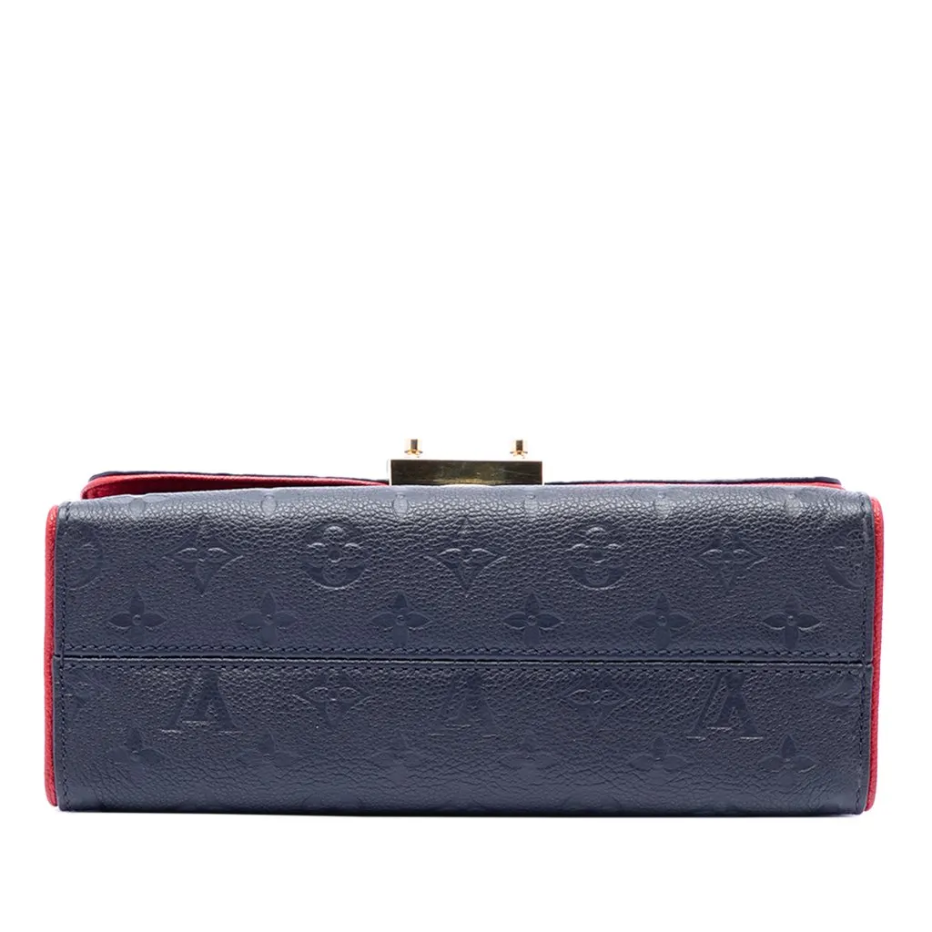Louis Vuitton Monogram Empreinte Saint Sulpice PM Blue Leather Very good - Inside View