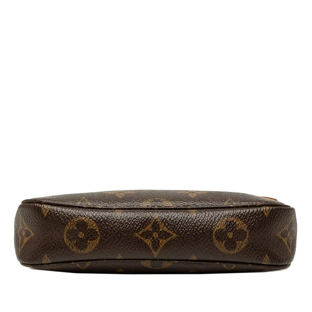 Louis Vuitton Monogram Mini Pochette Accessoires Brown Canvas Very good - Inside View