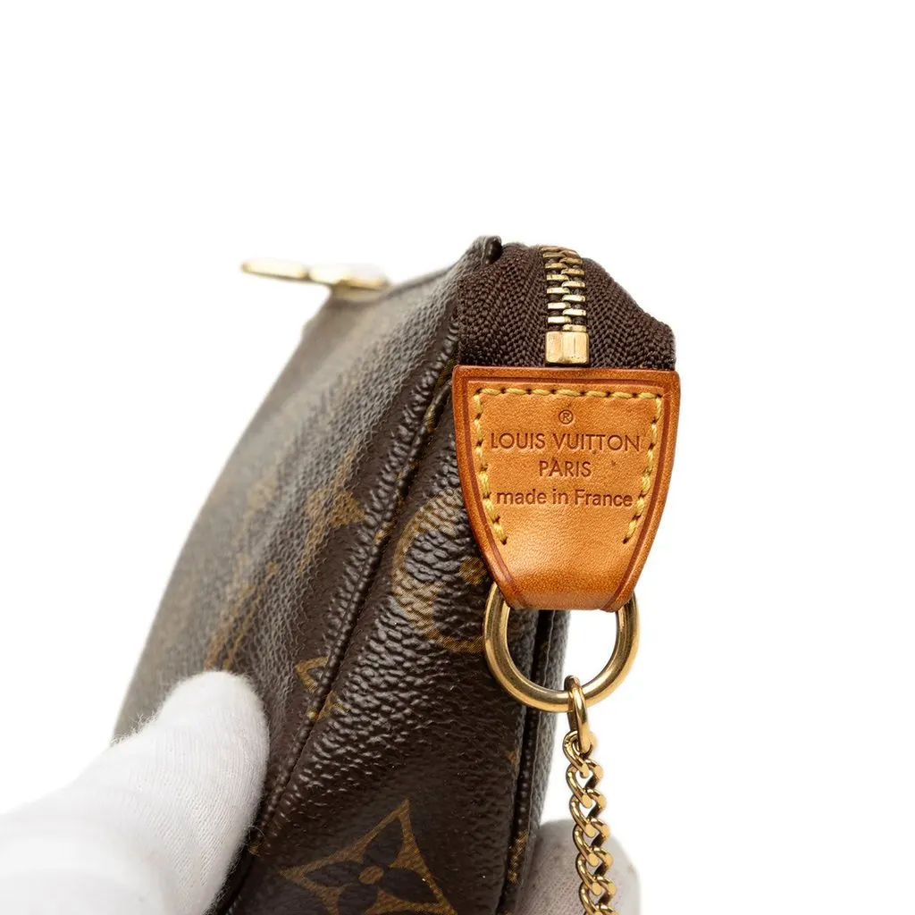 Louis Vuitton Monogram Mini Pochette Accessoires Brown Canvas Very good - Box View