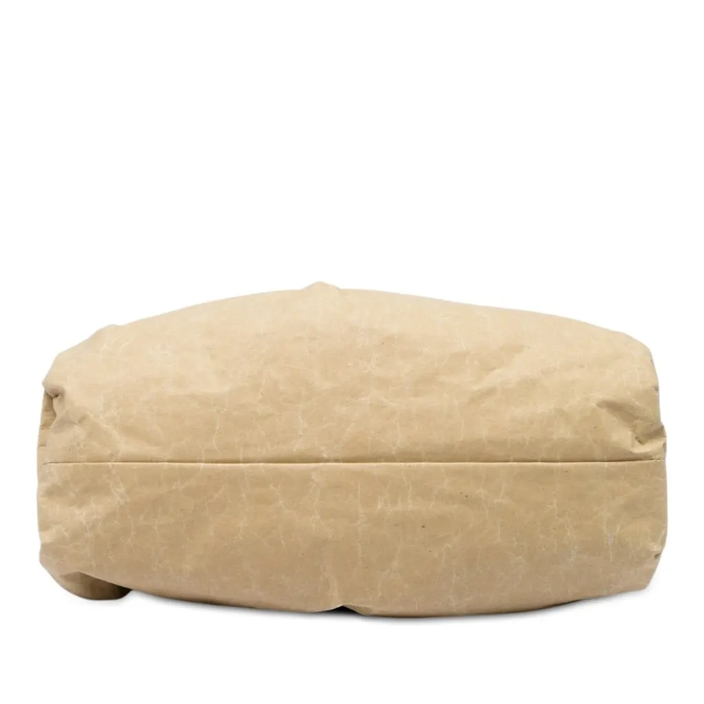 Bottega Veneta Large Kraft Paper The Shoulder Pouch Beige Polyester Very good - Inside View