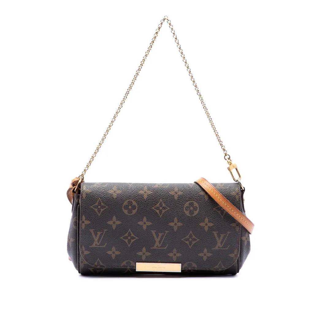 Louis Vuitton Monogram Favorite PM Brown Very good - Front View