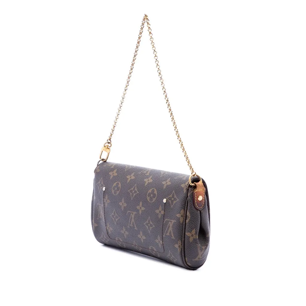 Louis Vuitton Monogram Favorite PM Brown Very good - Back View