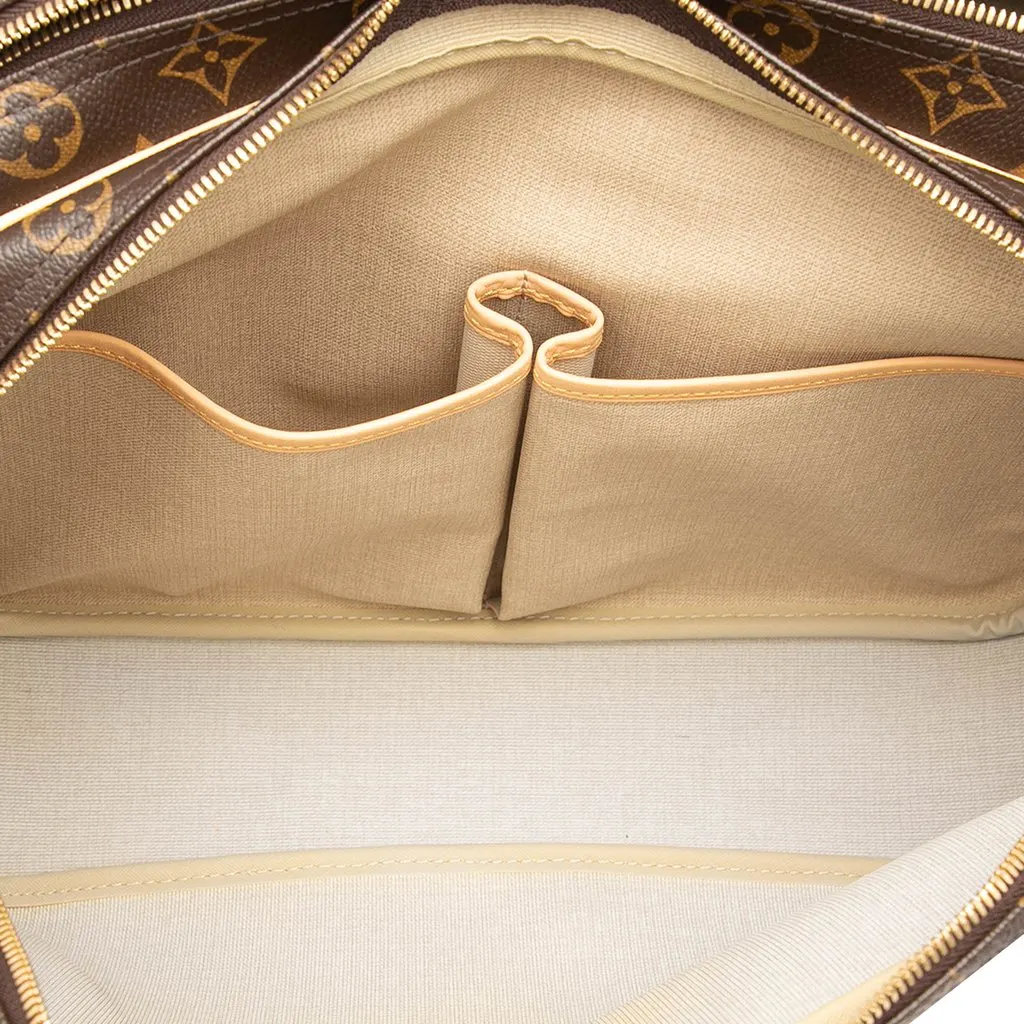 Louis Vuitton Monogram Reporter GM Brown Very good - Model View
