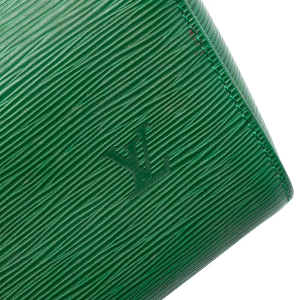 Louis Vuitton Epi Speedy 25 Green Leather Very good - Box View