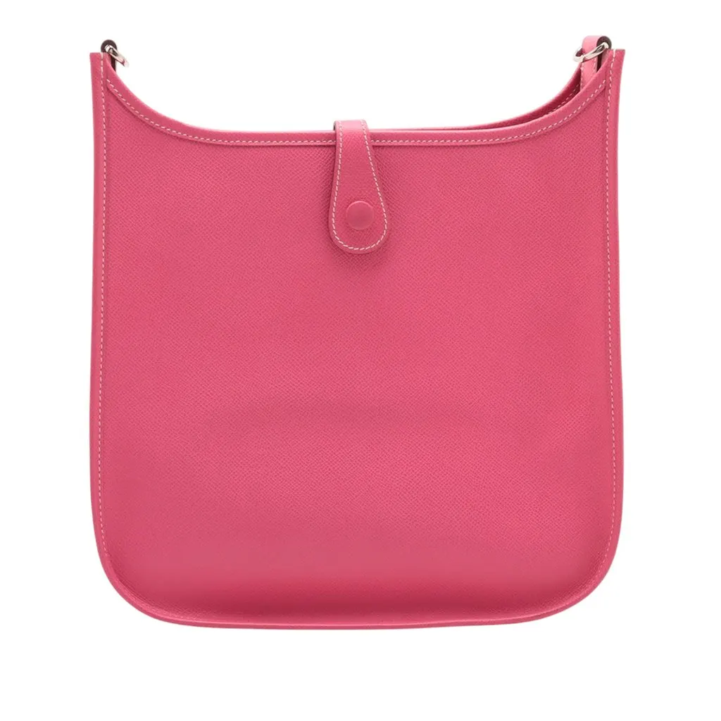 Hermès Epsom Evelyne 29 Pink Leather Good - Back View