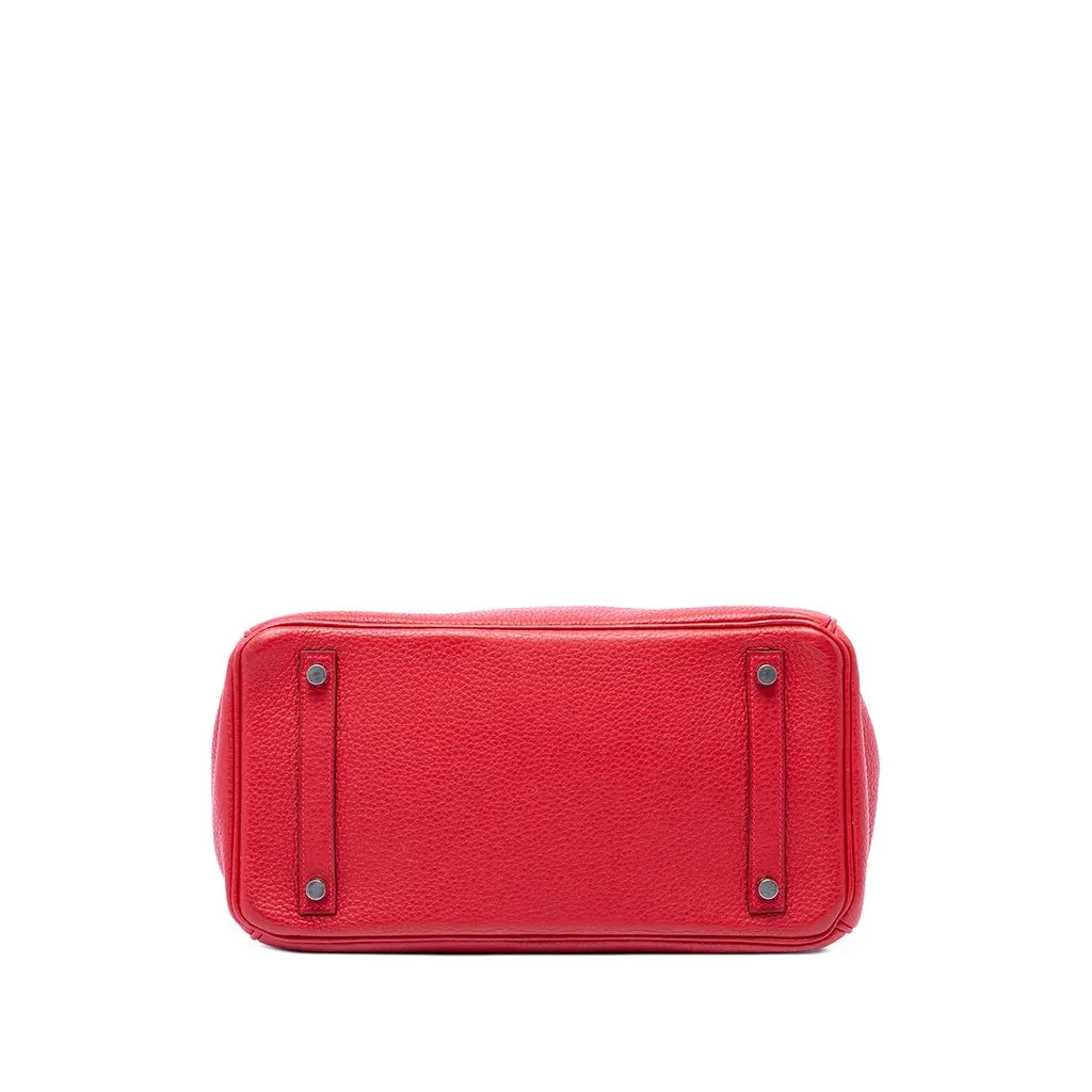Hermès Togo Birkin Retourne 30 Red Leather Very good - Inside View