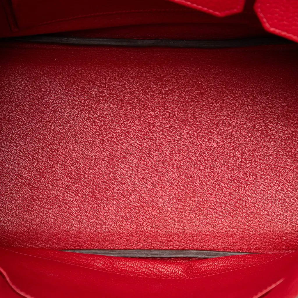 Hermès Togo Birkin Retourne 30 Red Leather Very good - Model View