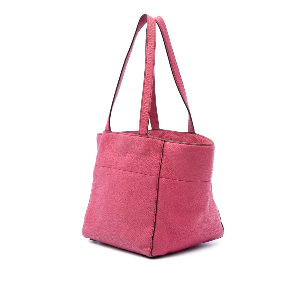 Prada Vitello Daino Tote Pink Leather Very good - Back View