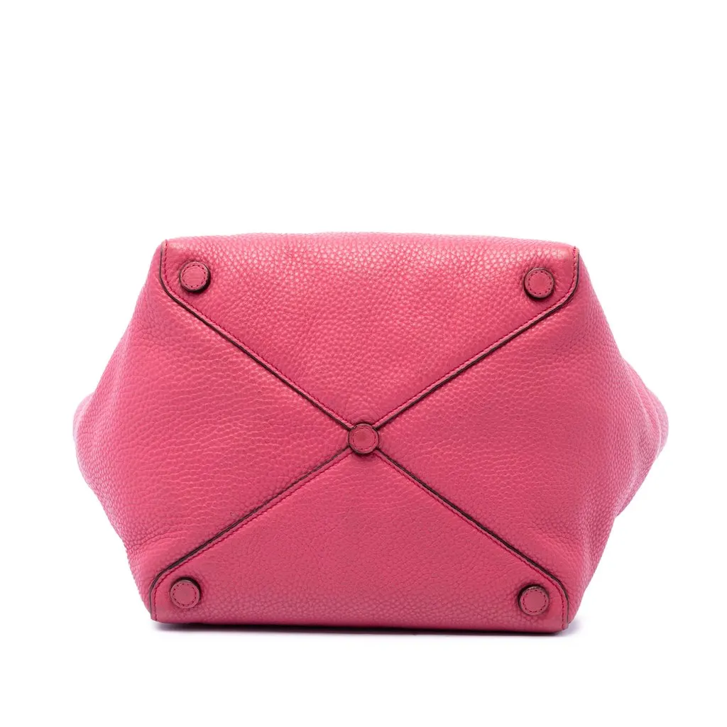 Prada Vitello Daino Tote Pink Leather Very good - Inside View