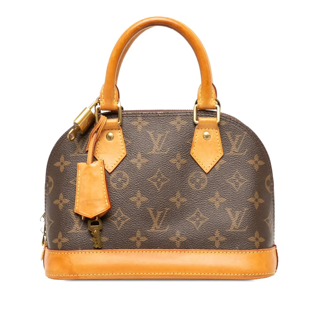 Louis Vuitton Monogram Alma BB Brown Canvas Very good - Front View