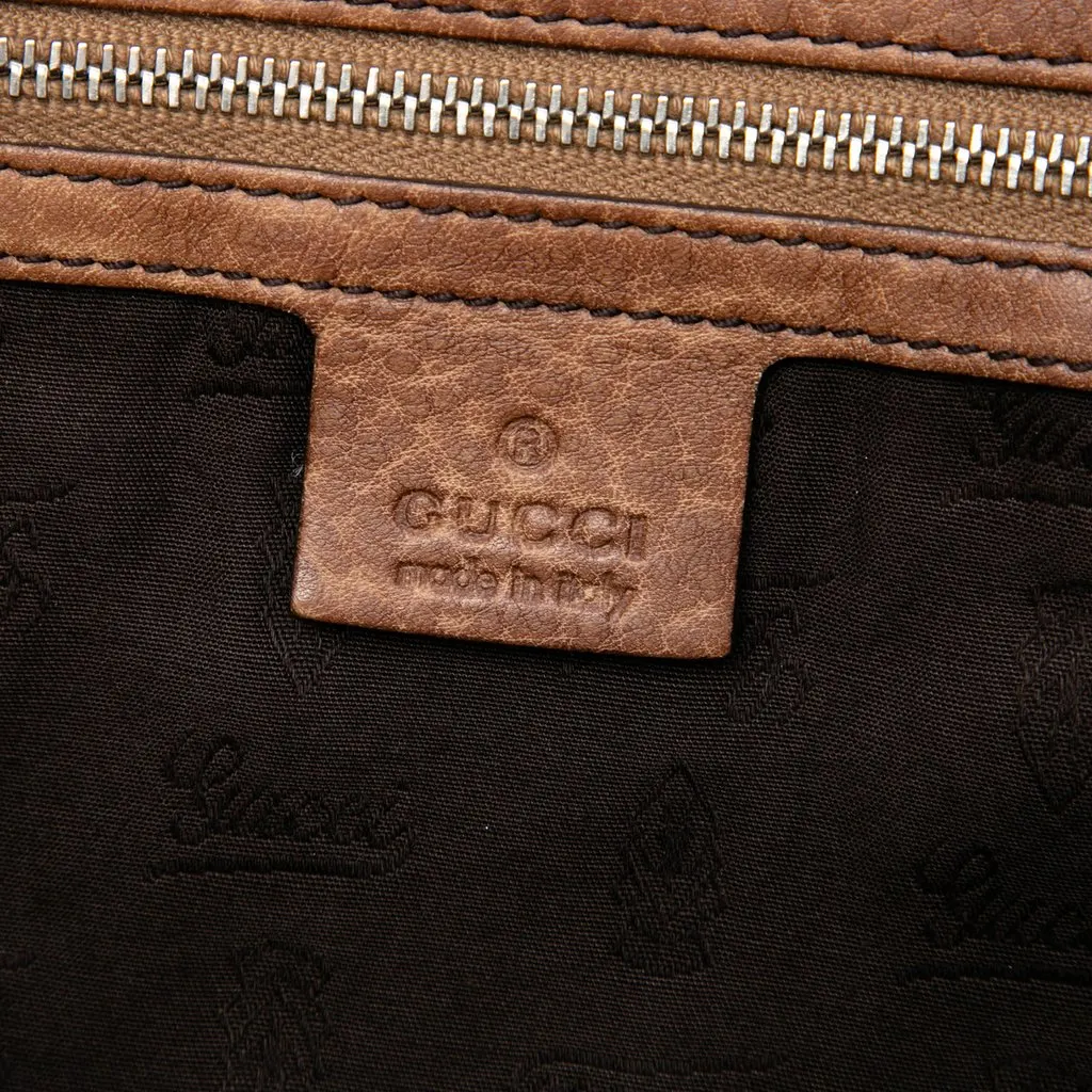 Gucci Medium GG Canvas Bamboo Libeccio Tote Beige Very good - Box View