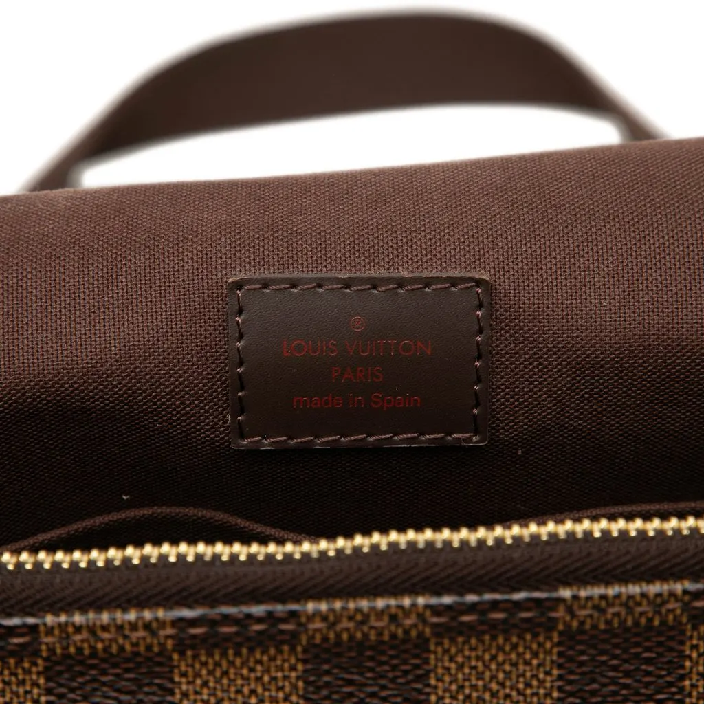 Louis Vuitton Damier Ebene Brooklyn MM Brown Canvas Good - Box View
