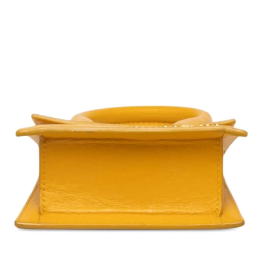 Jacquemus Mini Leather Le Chiquito Yellow Leather Very good - Inside View