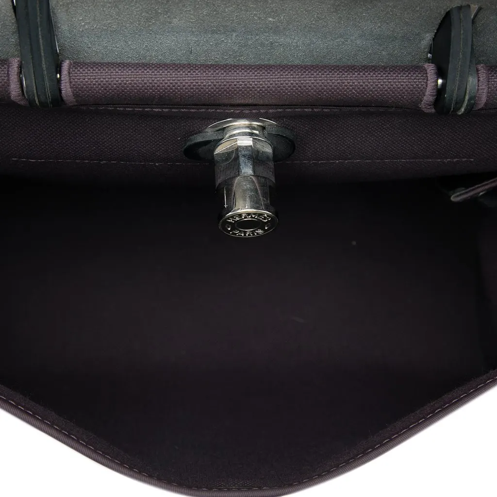 Hermès Toile Herbag Zip 31 Purple Canvas Very good - Model View