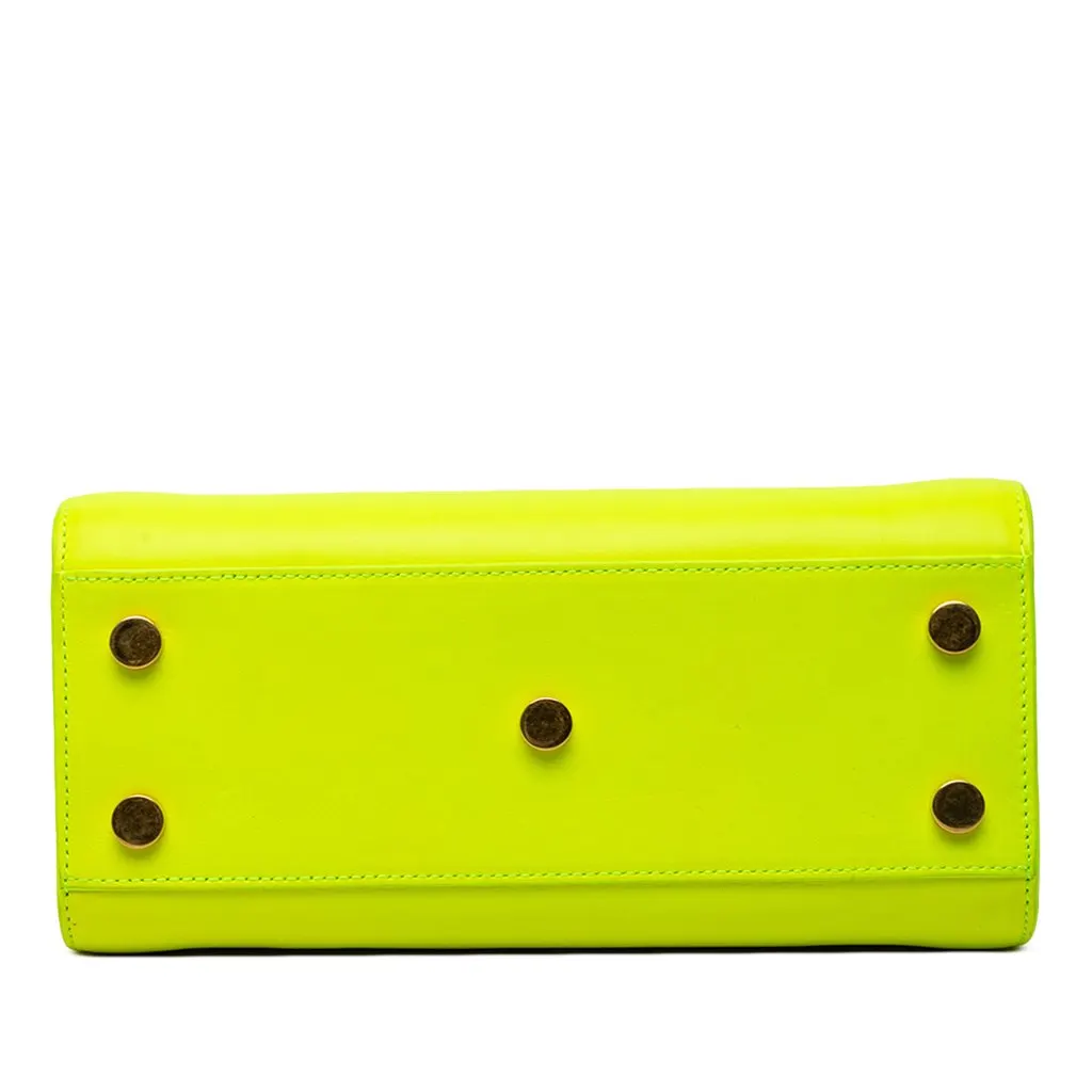 Saint Laurent Nano Leather Sac De Jour Satchel Yellow Leather Very good - Inside View