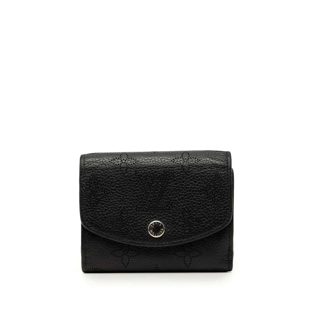 Louis Vuitton Monogram Mahina Iris XS Black Leather Very good - Front View