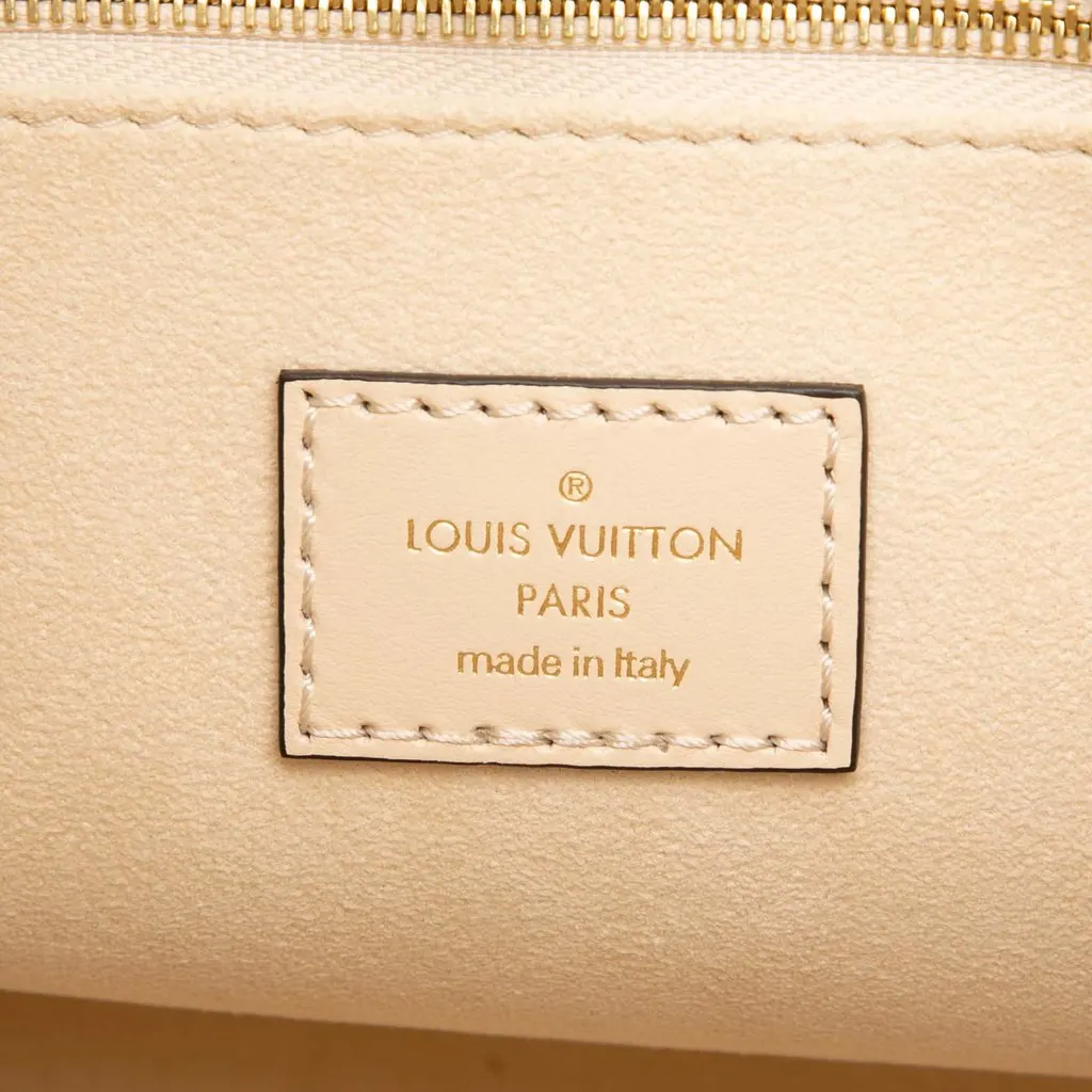 Louis Vuitton Monogram Empreinte Onthego PM Beige Leather Very good - Box View
