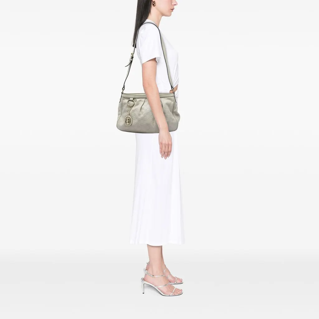 Gucci Guccissima Sukey Crossbody White Leather Very good - Box View