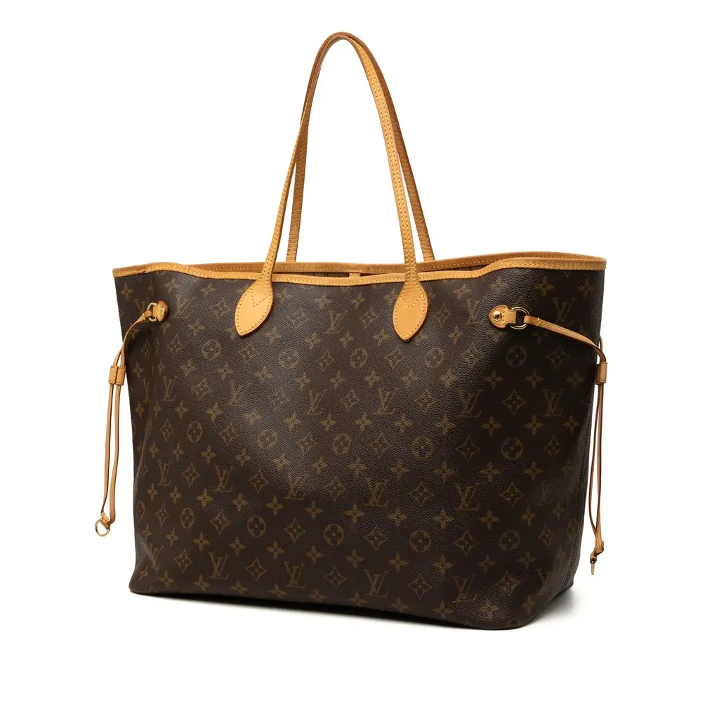 Louis Vuitton Monogram Neverfull GM Brown Very good - Back View