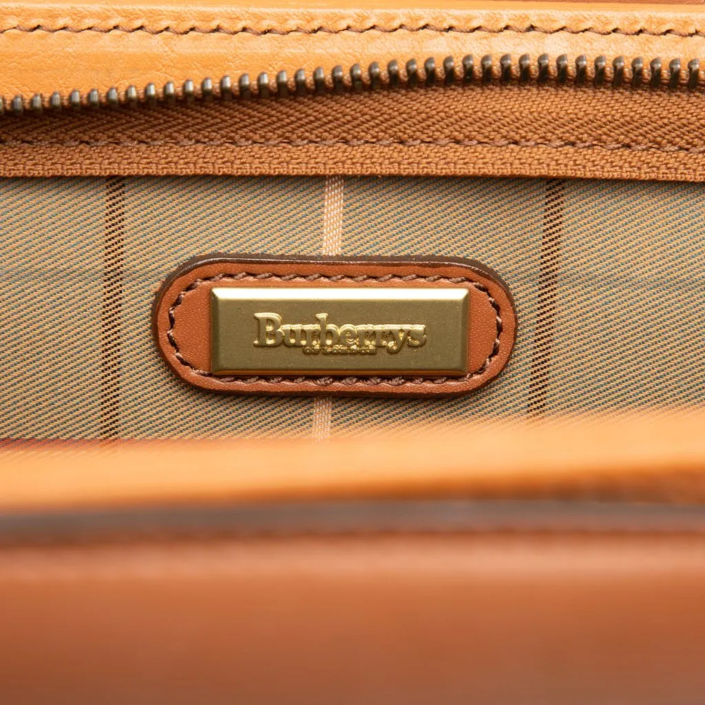 Burberry Leather Business Bag Brown Leather Good - Box View