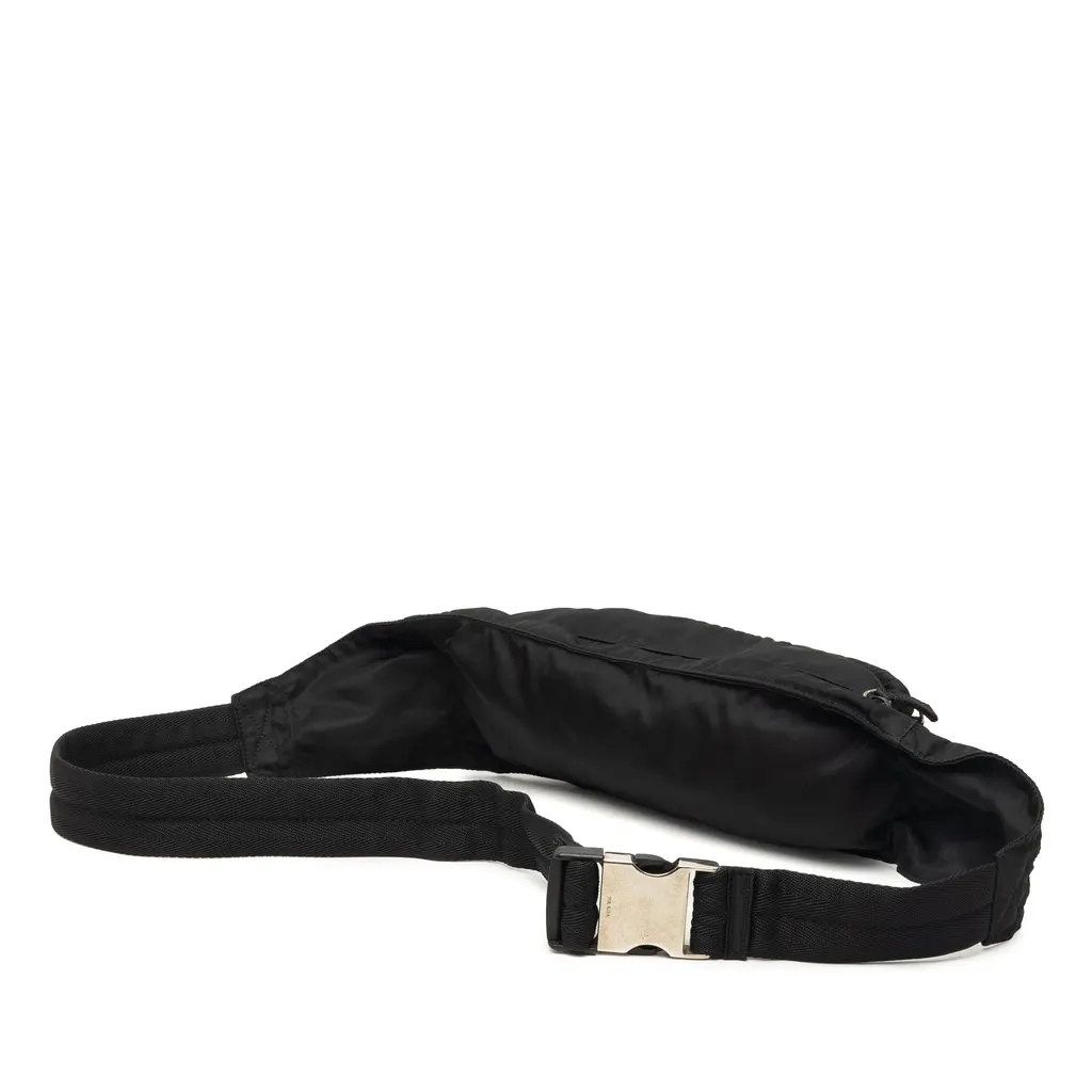 Prada Tessuto Belt Bag Black Good - Back View