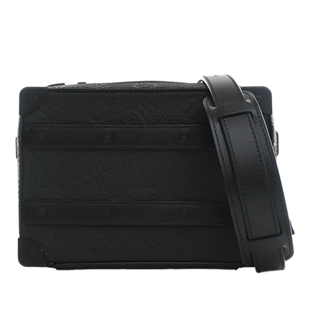 Louis Vuitton Monogram Taurillon Handle Soft Trunk Black Leather Very good - Front View