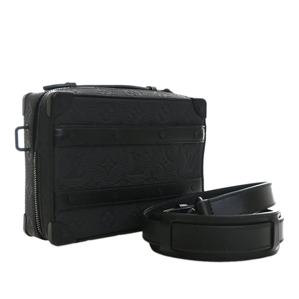 Louis Vuitton Monogram Taurillon Handle Soft Trunk Black Leather Very good - Inside View
