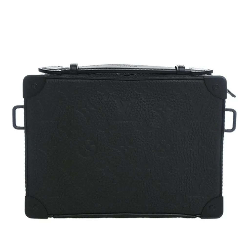 Louis Vuitton Monogram Taurillon Handle Soft Trunk Black Leather Very good - Model View
