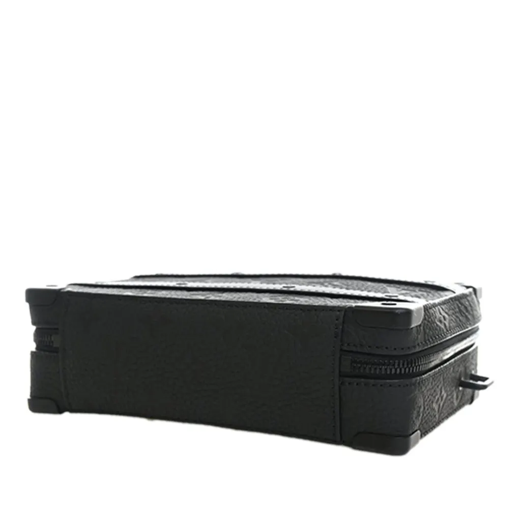 Louis Vuitton Monogram Taurillon Handle Soft Trunk Black Leather Very good - Box View
