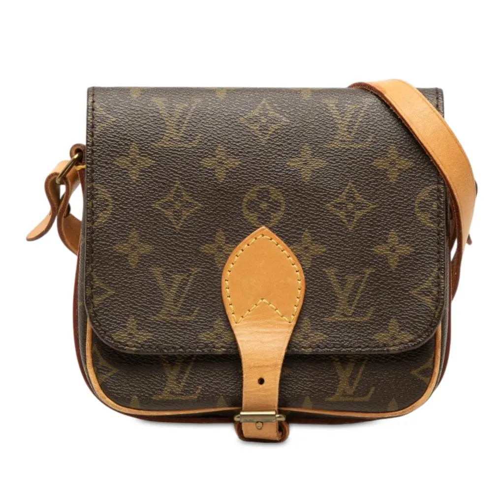Louis Vuitton Monogram Cartouchiere PM Brown Very good - Front View